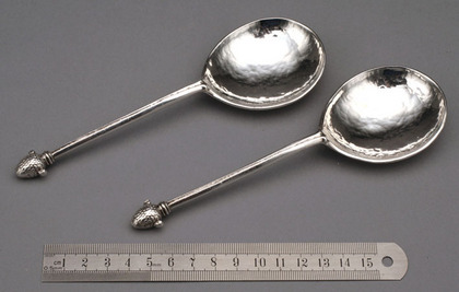 Arts and Crafts Silver Spoons - Sibyl Dunlop